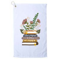 Slow Progress Is Still Progress Book Lover Golf Towel