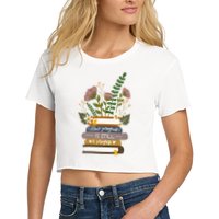 Slow Progress Is Still Progress Book Lover Crop Top