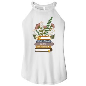 Slow Progress Is Still Progress Book Lover Women's Perfect Tri Rocker Tank