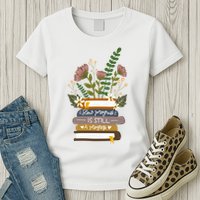 Slow Progress Is Still Progress Book Lover Womens T-Shirt