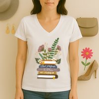Slow Progress Is Still Progress Book Lover Women's V-Neck T-Shirt