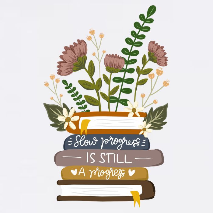 Slow Progress Is Still Progress Book Lover Wool Snapback Cap