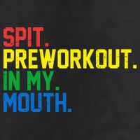Spit Preworkout In My Mouth Retro Color 7 Panel Mesh Trucker Snapback Hat