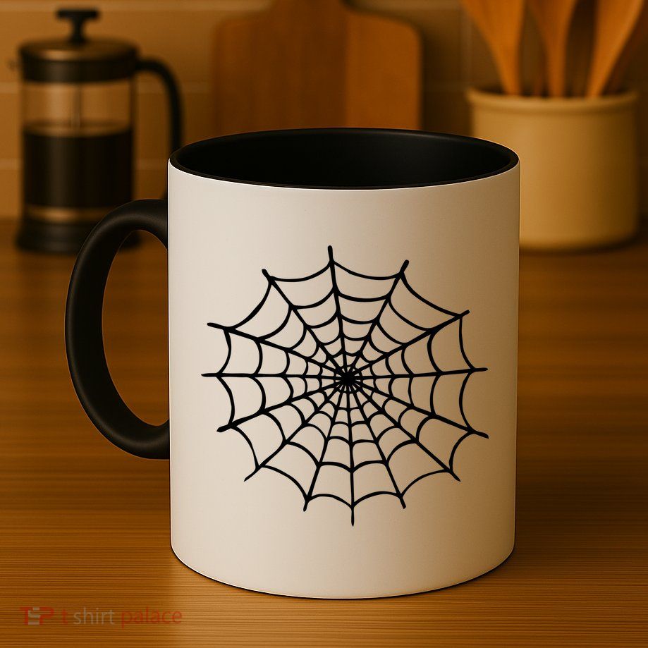 Spider Web Halloween Mug