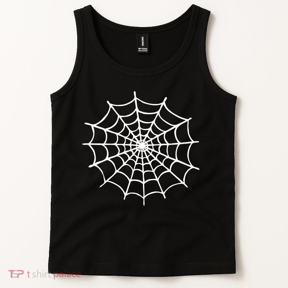 Spider Web Halloween Tank Top