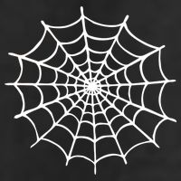 Spider Web Halloween Golf Towel
