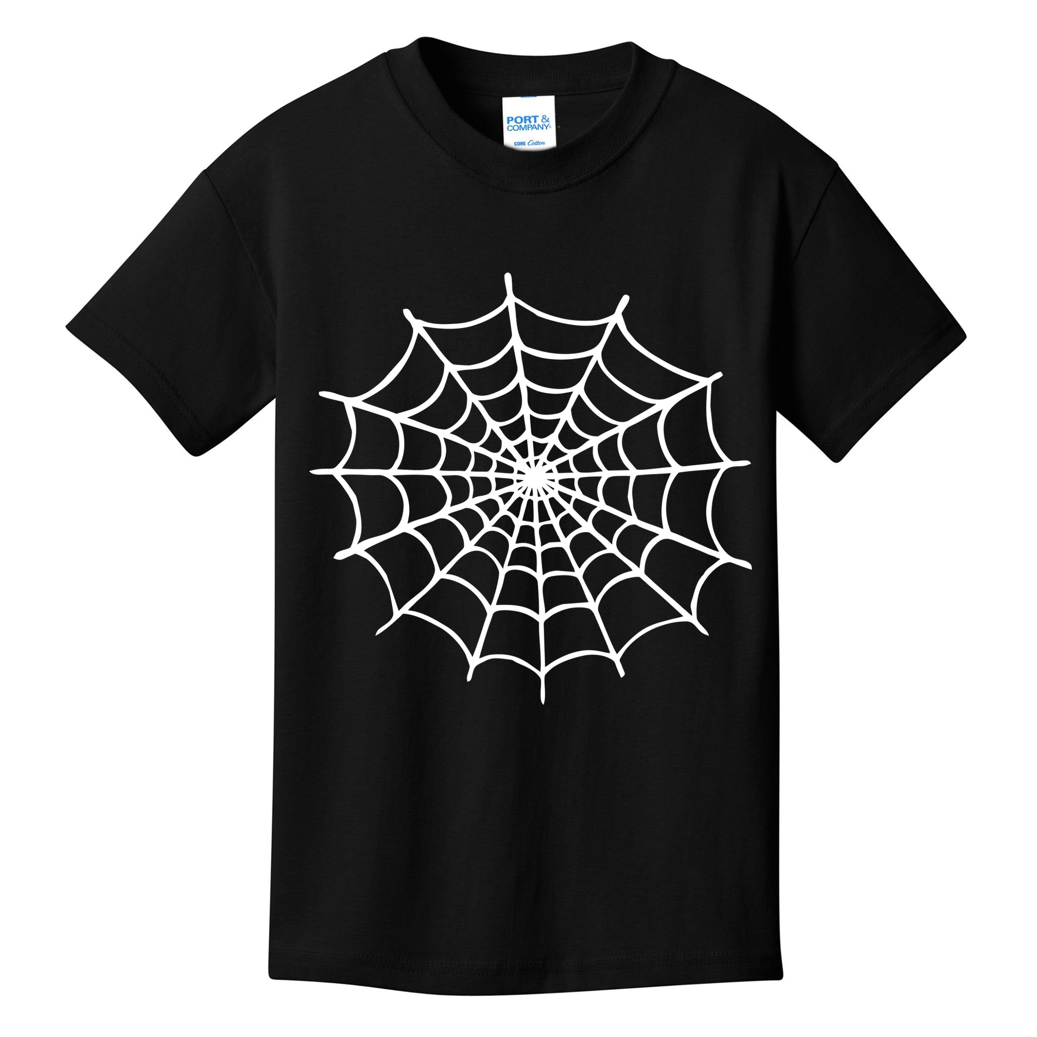 Spider Web Halloween Kids T-Shirt