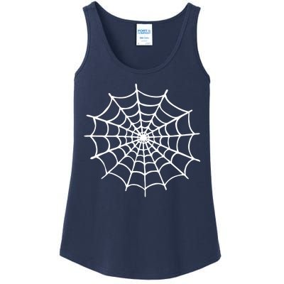 Spider Web Halloween Ladies Essential Tank