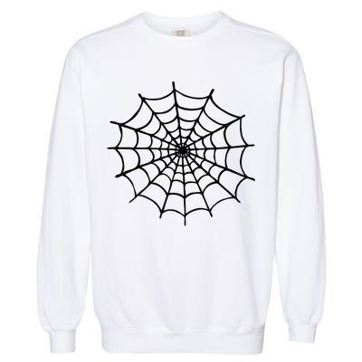 Spider Web Halloween Garment-Dyed Sweatshirt