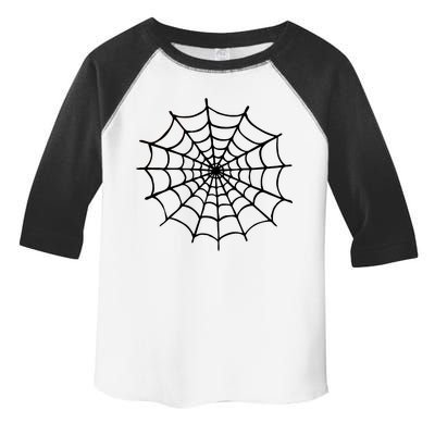 Spider Web Halloween Toddler Fine Jersey T-Shirt