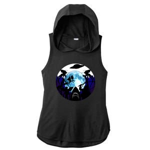 Spielworld Universe Fantasy Ladies PosiCharge Tri-Blend Wicking Draft Hoodie Tank