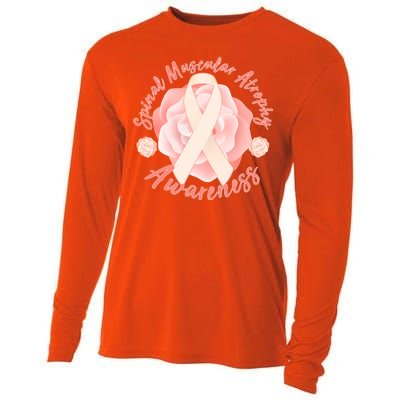 Spinal Muscular Atrophy Awareness Cooling Performance Long Sleeve Crew