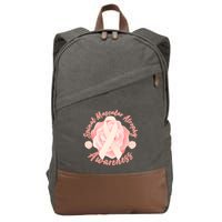 Spinal Muscular Atrophy Awareness Cotton Canvas Backpack
