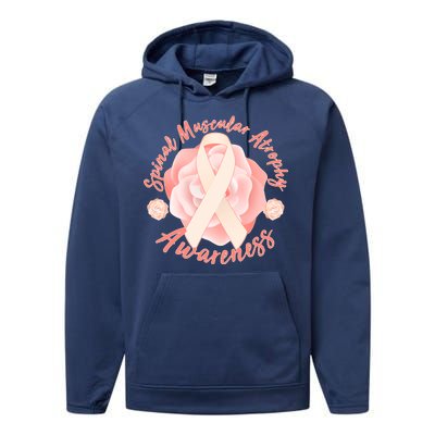 Spinal Muscular Atrophy Awareness Performance Fleece Hoodie