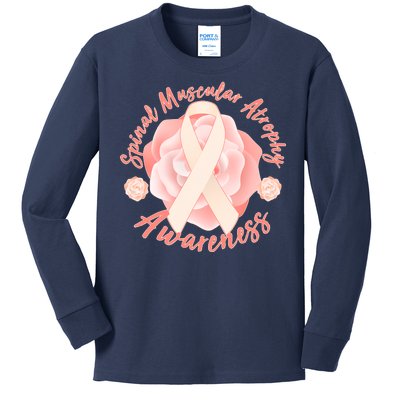 Spinal Muscular Atrophy Awareness Kids Long Sleeve Shirt