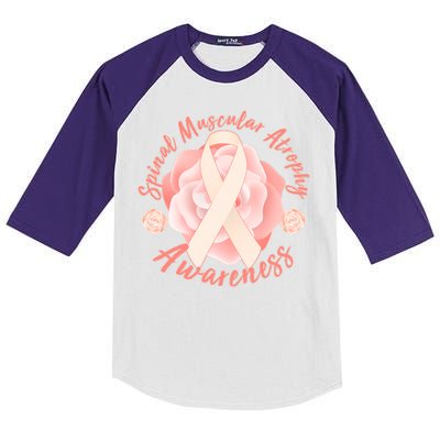 Spinal Muscular Atrophy Awareness Kids Colorblock Raglan Jersey