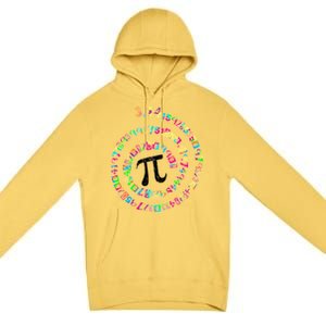 Spiral PI Day 3.14 Premium Pullover Hoodie