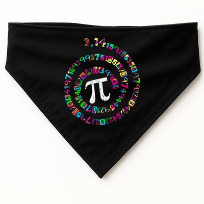 Spiral PI Day 3.14 USA-Made Doggie Bandana