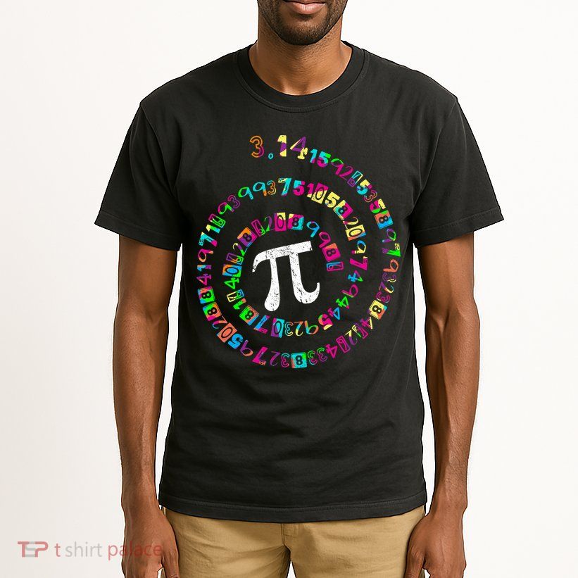 Spiral PI Day 3.14 Tall T-Shirt