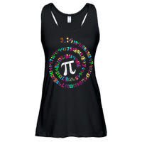 Spiral PI Day 3.14 Ladies Essential Flowy Tank