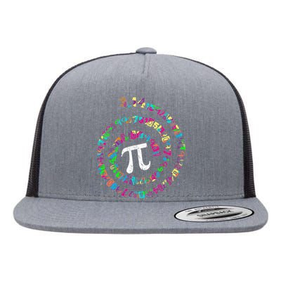 Spiral PI Day 3.14 Flat Bill Trucker Hat