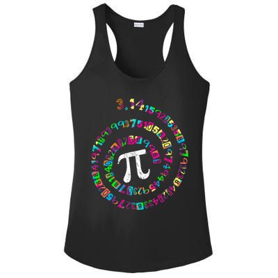 Spiral PI Day 3.14 Ladies PosiCharge Competitor Racerback Tank