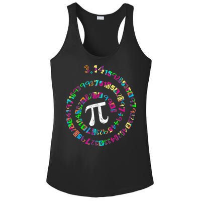 Spiral PI Day 3.14 Ladies PosiCharge Competitor Racerback Tank