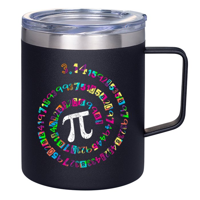 Spiral PI Day 3.14 12oz Stainless Steel Coffee Mug