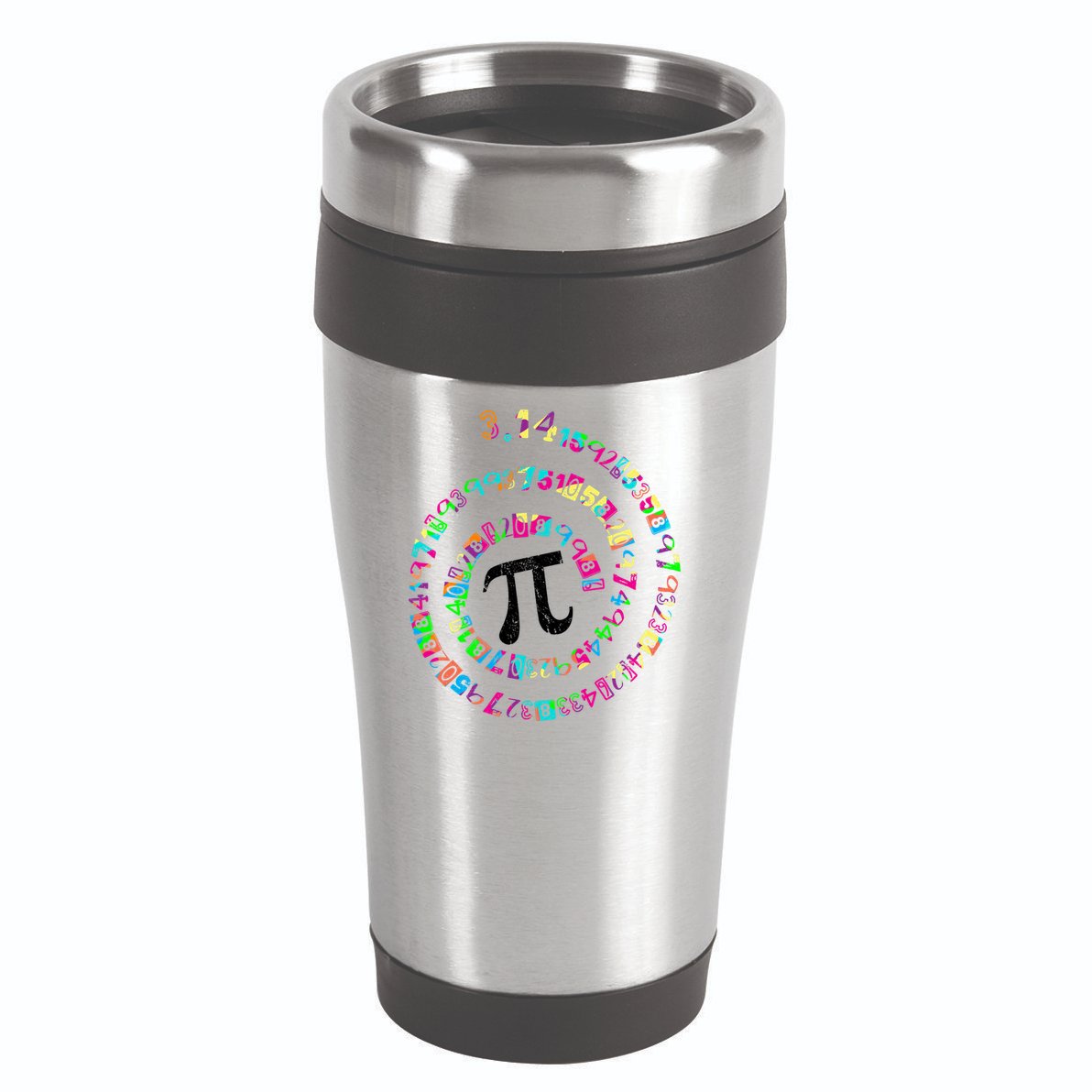 Spiral PI Day 3.14 16oz Travel Tumbler