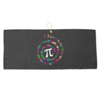 Spiral PI Day 3.14 Large Microfiber Waffle Golf Towel
