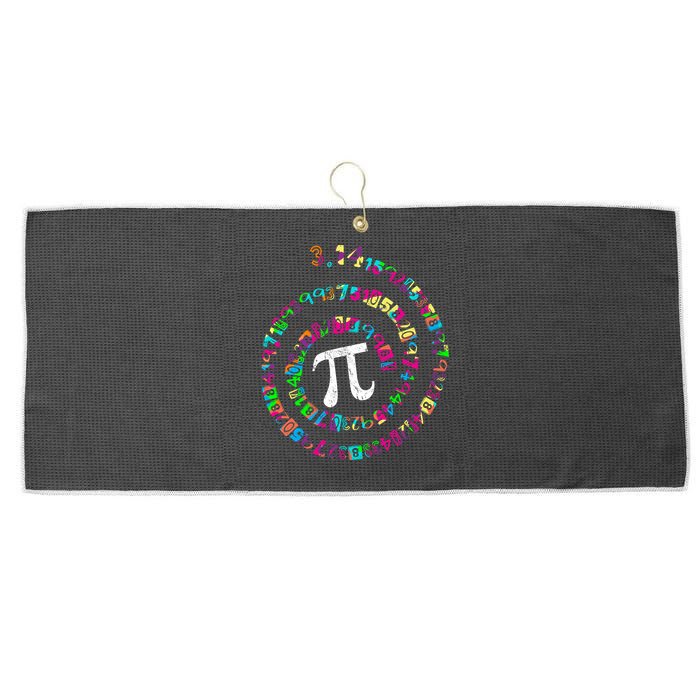 Spiral PI Day 3.14 Large Microfiber Waffle Golf Towel