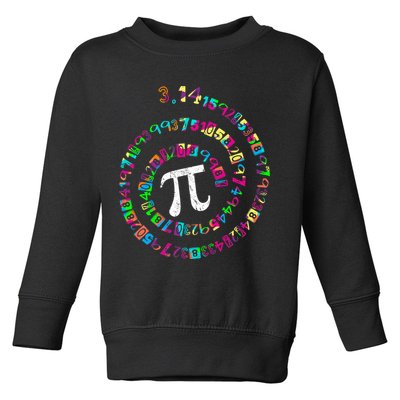 Spiral PI Day 3.14 Toddler Sweatshirt