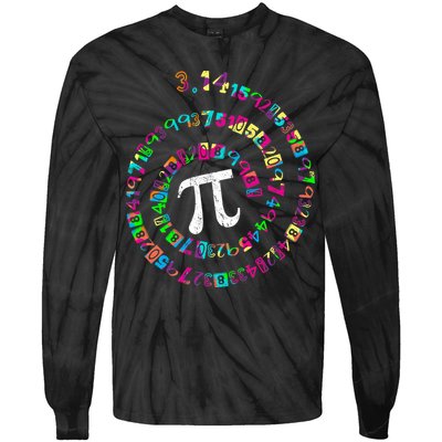 Spiral PI Day 3.14 Tie-Dye Long Sleeve Shirt