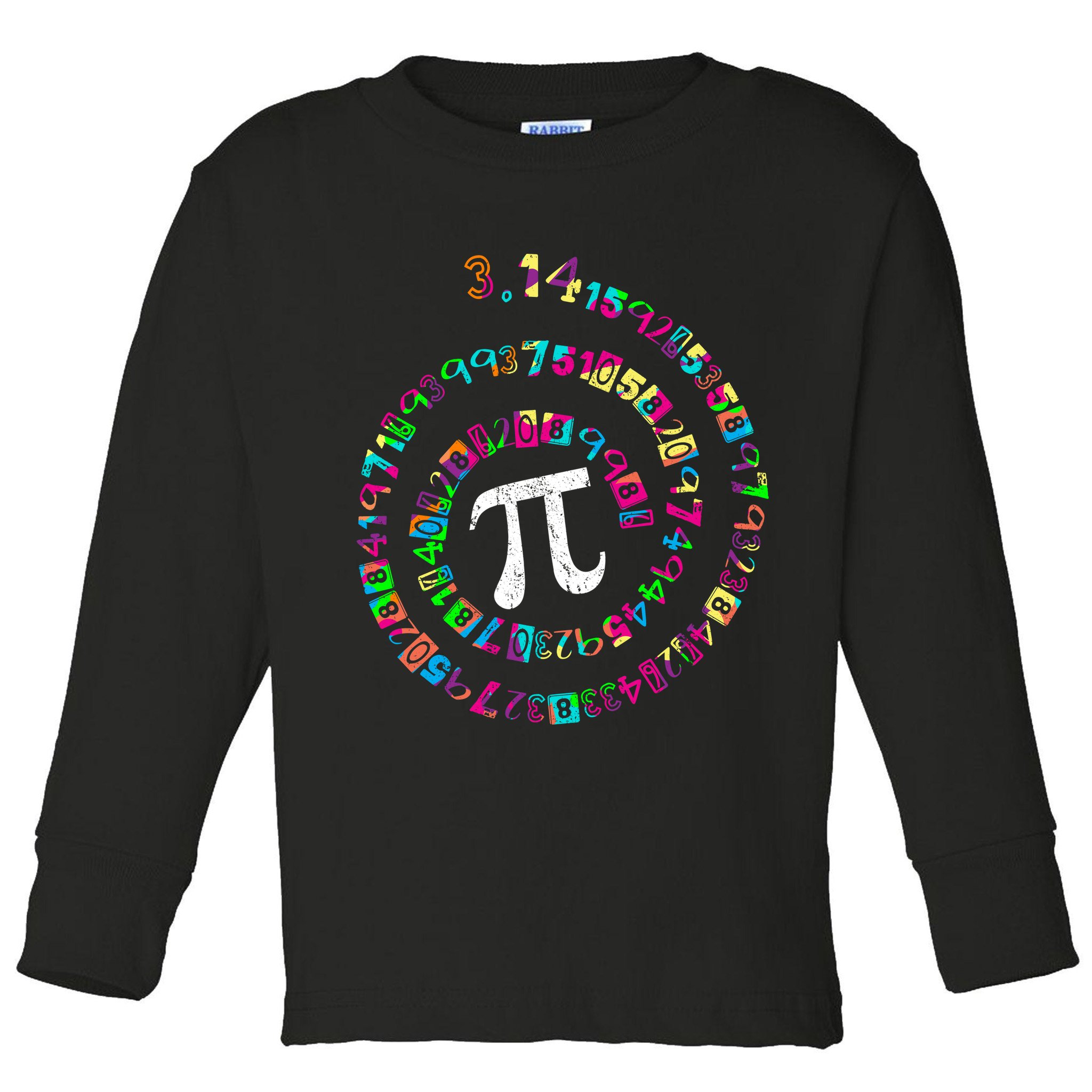 Spiral PI Day 3.14 Toddler Long Sleeve Shirt