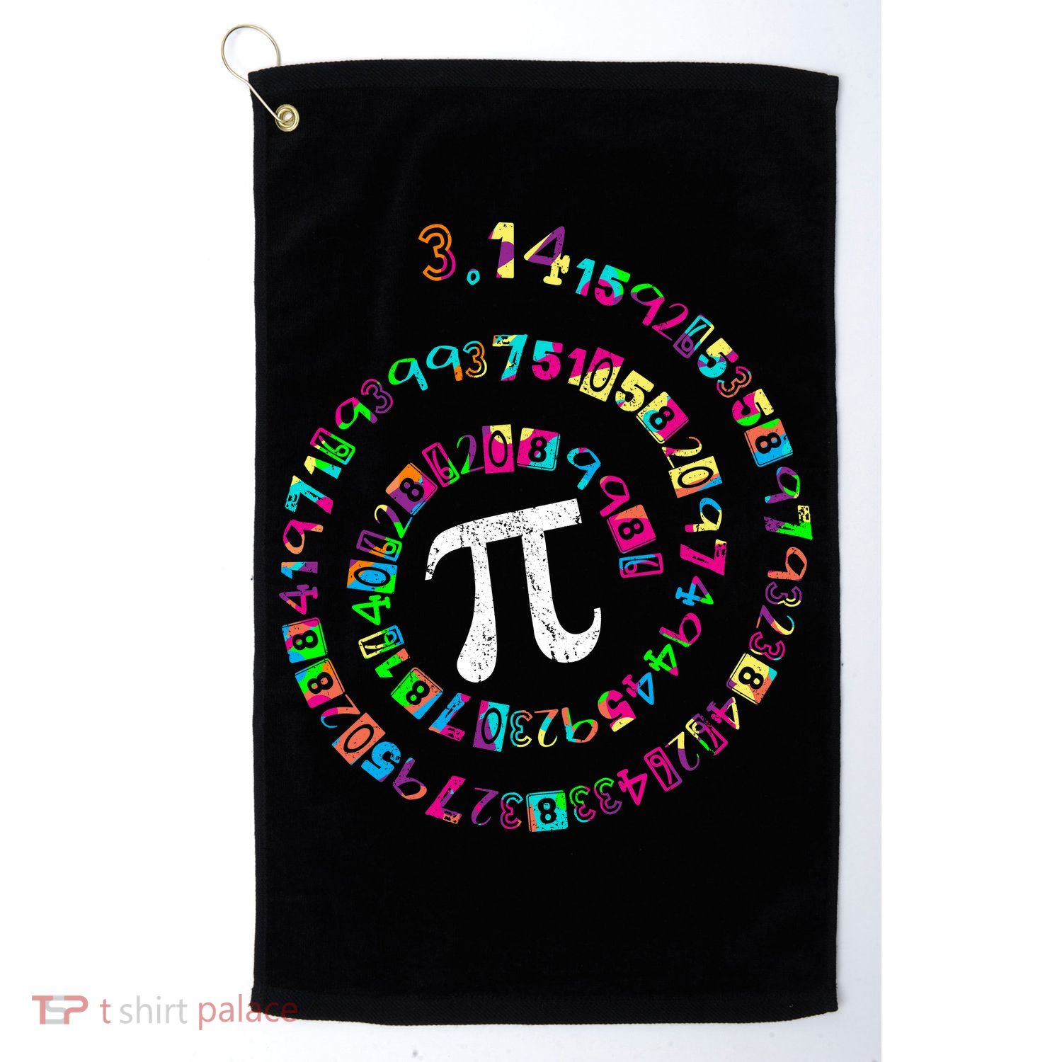 Spiral PI Day 3.14 Golf Towel