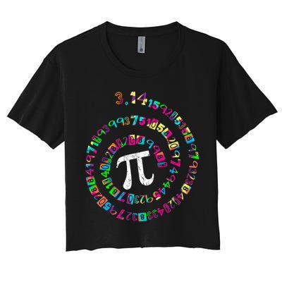 Spiral PI Day 3.14 Crop Top