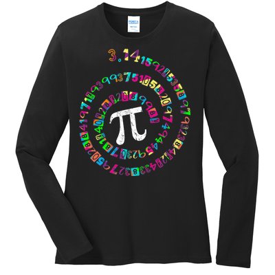 Spiral PI Day 3.14 Ladies Long Sleeve Shirt