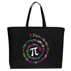 Spiral PI Day 3.14 Cotton Canvas Jumbo Tote