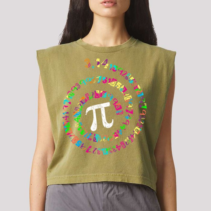 Spiral PI Day 3.14 Garment-Dyed Women's Muscle Tee