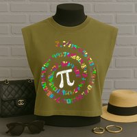 Spiral PI Day 3.14 Garment-Dyed Women's Muscle Tee