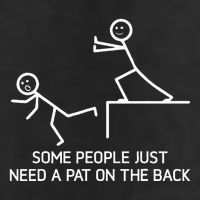 Some People Just Need A Pat On The Back Adult Humor Sarcasm 11oz C Handle Ceramic Mug