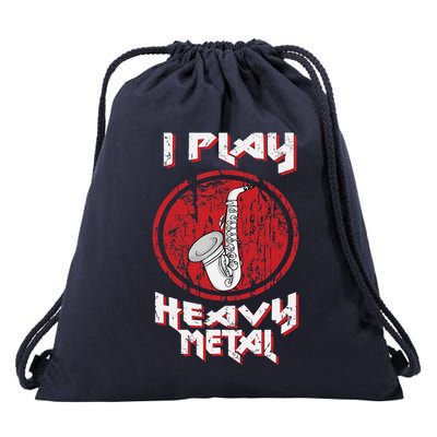 Saxophone Player Jazz Music Big Band Saxophone Drawstring Bag