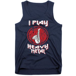 Saxophone Player Jazz Music Big Band Saxophone Tank Top