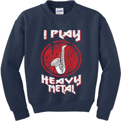 Saxophone Player Jazz Music Big Band Saxophone Kids Sweatshirt