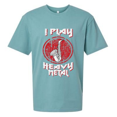 Saxophone Player Jazz Music Big Band Saxophone Sueded Cloud Jersey T-Shirt