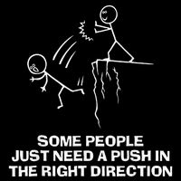 Some People Just Need A Push In The Right Direction Daily Commute Backpack