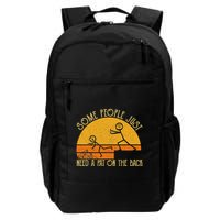 Some People Just Need A Pat On The Back Sarcastic Vintage Backpack
