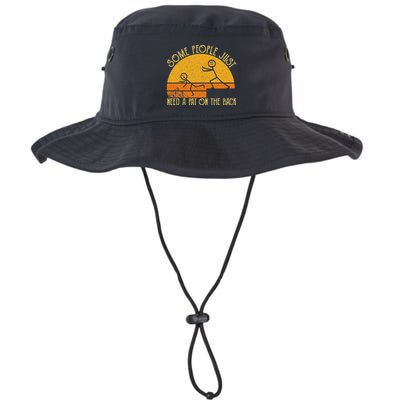 Some People Just Need A Pat On The Back Sarcastic Vintage Bucket Hat