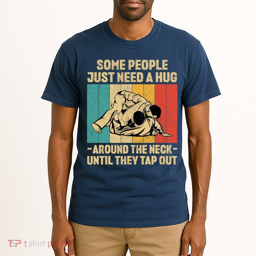 Some People Just Need A Hug Vintage BJJ Brazilian Jiu Jitsu Tall T-Shirt