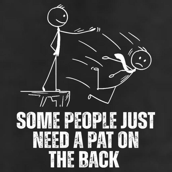 Some People Just Need A Pat On The Back Funny Adult Drive Performance Visor